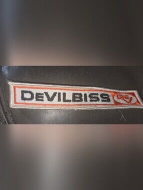 Vintage 1970s Devilbiss Brand Emvroidered Sew On Patch